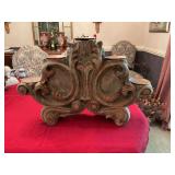 Resin candle holder 25 1/2” x 16 1/2”
