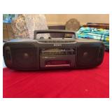 Sony AM/FM cassette radio player