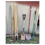 Miscellaneous grouping of yard tools as shown