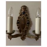 Pair of two Candelabra style sconces