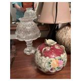 Fifth Avenue Crystal two-piece candlelight and a 6 1/2 x 6” vase trim has been broke
