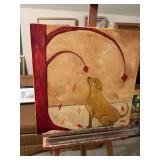 Dog Oil on canvas 24“ x 24“