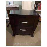 Black nightstand matches lot number 27..23 1/2“ x 15 1/2“ x 25 1/2“