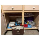 Contents of cabinet upstairs