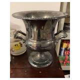 Silver plate 10 inch ice bucket