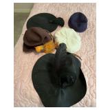 Group of vintage hats