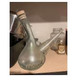Vintage hand blown Spanish Villa Carasol wine decanter