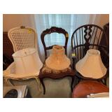 Three lampshades as shown
