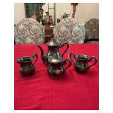 Vintage Sheffield silver 965 tea set