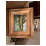 Oil painting 21 1/2” x 19 1/2”