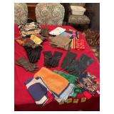 Grouping of stocking and gloves as shown