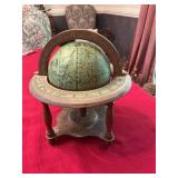Vintage old world, astrology globe 8 1/2” x 9”