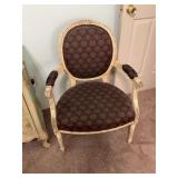 Victorian antique parlor chair 24” x 22” x 33” seat height is 17 inches