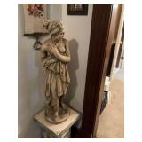 Statue of Venus, 10“ x 32“. Heavy.. pedestal sold separately.