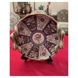 Vintage Italian 11 inch twisted handled plate.