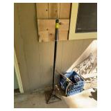 10” x 10” metal tapper