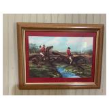 Fox hunt picture 19 1/2” x 15”