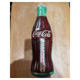 Vintage 17 inch metal Coca-Cola thermometer
