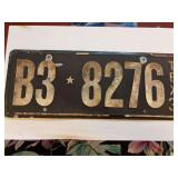 Texas 1931 license plate
