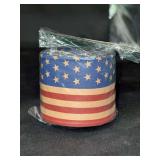 (1) box of 12 packages of Flag Ribbon - each is 9 feet (3 yards)