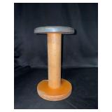 9-1/2” tall antique thread spool