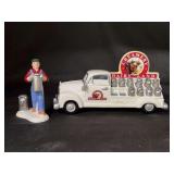 Dept. 56 The Original Snow Village “Fresh Dairy Delivery” 2-piece porcelain figurine set - in original box