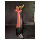 Beautiful ENESCO “Mahogany Princess” heavy resin figurine designed by Ed Van Rosmalen - 10-1/2” tall