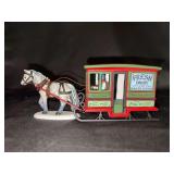 Dept. 56 New England Village Series porcelain “Dairy Delivery Sleigh” in original box