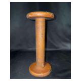 Antique wood thread spool - 9-1/4” tall