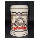 Budweiser Special Event Stein - 1996 - First In A Series - Indianapolis 500 - with COA and in original box - 6” tall