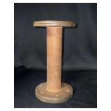 9-1/2” tall antique thread spool
