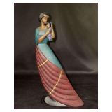 Beautiful ENESCO “Mahogany Princess” heavy resin figurine designed by Ed Van Rosmalen - 9” tall