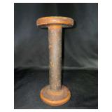 Antique wood thread spool - 9-1/4” tall