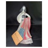 ArtStone by Carson “Freedom” figurine - 6-1/2” tall - wording along bottom reads “Today’s spirit of freedom is the future of tomorrow”