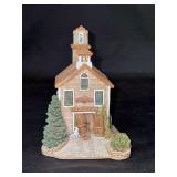 NIB LilliPut Lane American Landmarks Collection “Fire House 1” by artist Ray Day - 4” tall