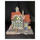 NIB Dept. 56 Dickens Village porcelain light up “The Leather Bottle” in original box - 6-1/2” tall - sleeve is torn