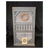 The Boyd Collection small wood freestanding display cabinet - 8 x 3-1/2 x 14-1/4 tall