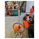 Lufkin model MW38 rolling measuring wheel w/10,000 foot maximum reading...