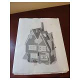 New England village series "Yankee Jud Bell Casting"