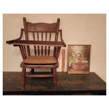 Modified or dual purpose Antique Windsor-style child