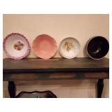 Four distinctly different serving bowls.