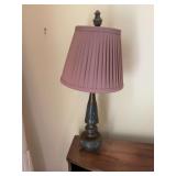 26 inch Japanese Champleve enamel on bronze table lamp.