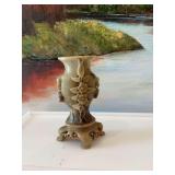 5 1/4“ Vintage hand carved Chinese soapstone oriental Bud vase