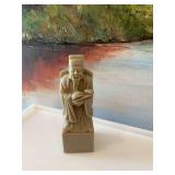 Vintage Chinese soapstone carved ink stamp seal.  5 inches tall