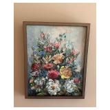 17“ x 21“ Floral oil painting by Julia Posey