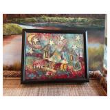 16“ x 13“ original artwork by Nicole Gladden titled “ Paved Paradise”