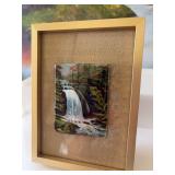 S waterfall scene
