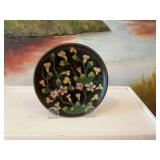 Vintage 5 inch Chinese Cloisonne trinket plate