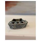 Antique Chinese Blue and white porcelain brush holder