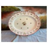 15 1/2 inch Wedgewood bone China platter. Bianca pattern, England.